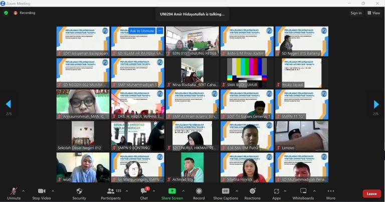 Sosialisasi Persiapan Visitasi Tahap Ke-4 untuk 150 Sekolah Sasaran di Kalimantan Timur
