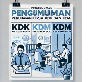 Kerja dari Kantor (KDK) dan Kerja Dari Manasaja (KDM)